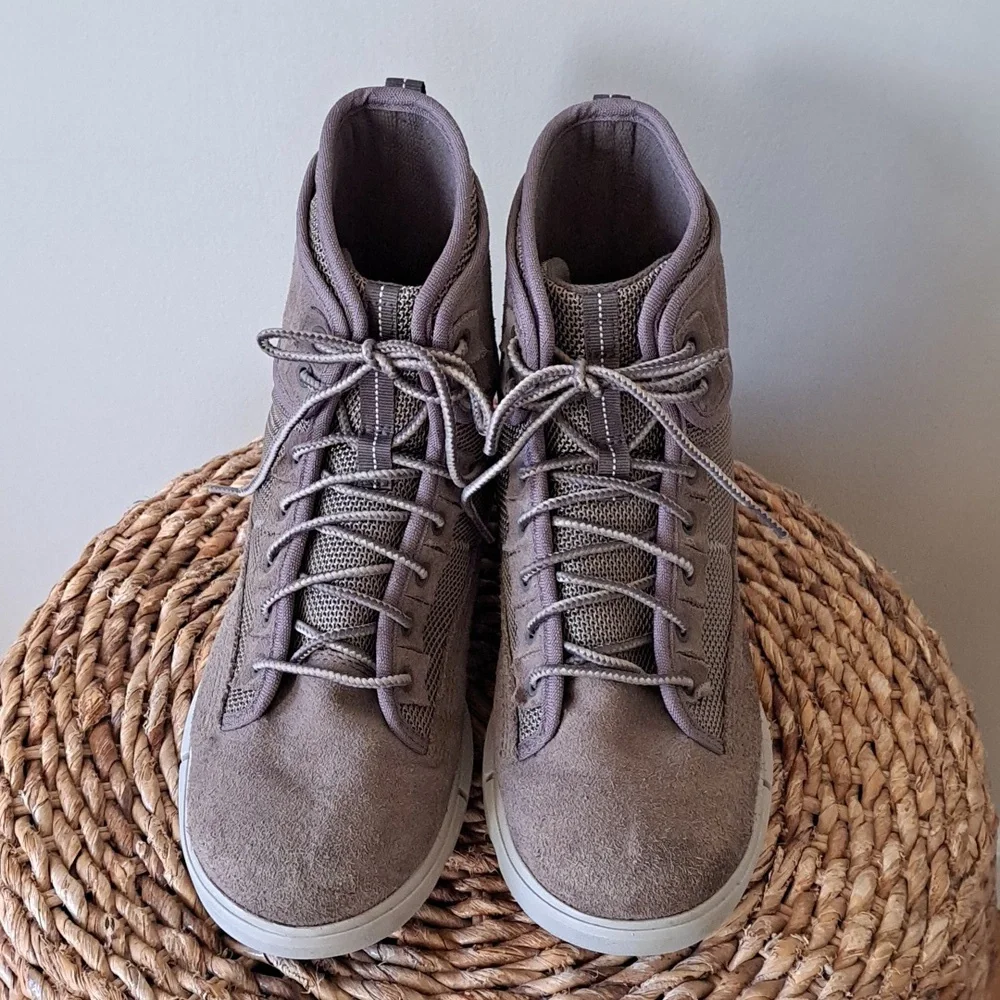 Sorel Mens Explorer Mission Waterproof Taupe Grey Suede Hiking/Active‎ Boots 9.5